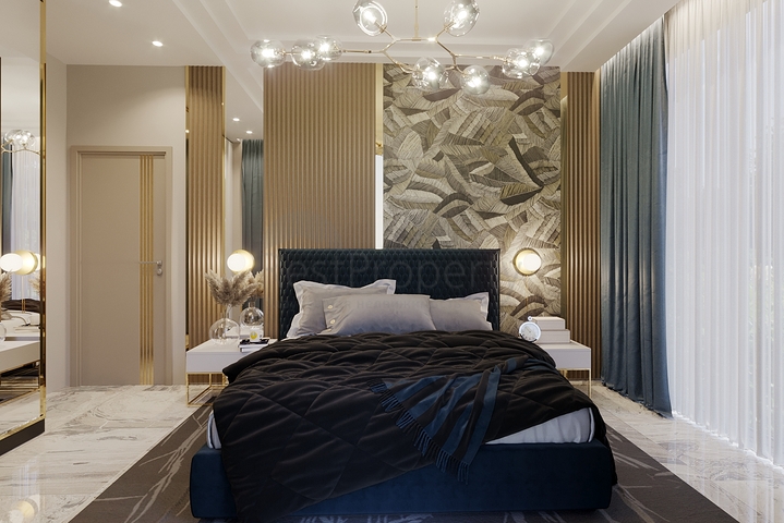 Новый проект виллы в районе Каргыджак