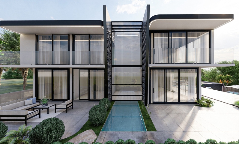 Новый проект виллы в районе Каргыджак