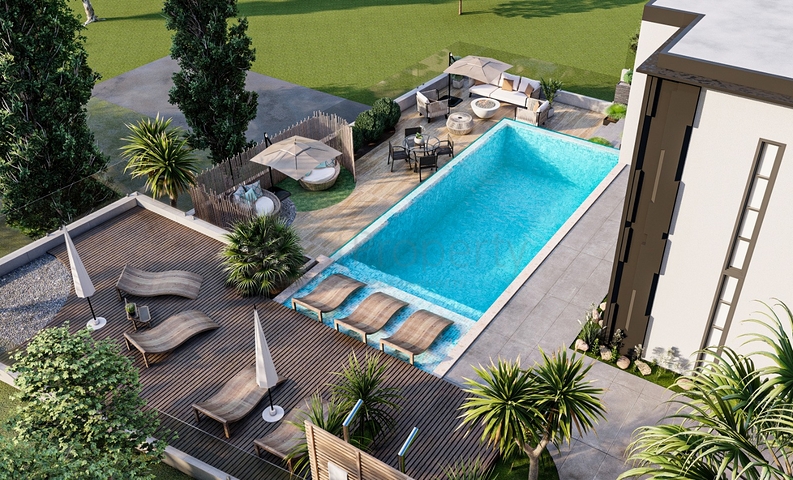 Новый проект виллы в районе Каргыджак