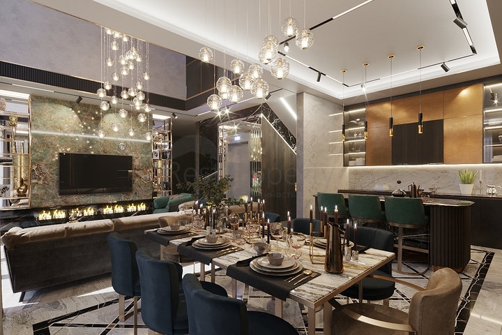 Новый проект виллы в районе Каргыджак