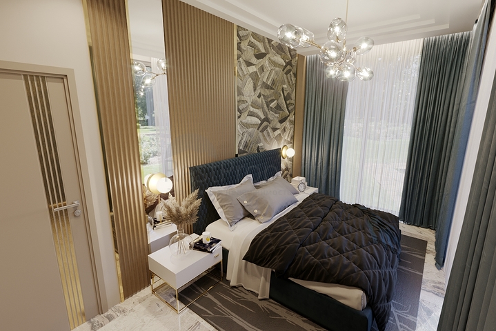 Новый проект виллы в районе Каргыджак