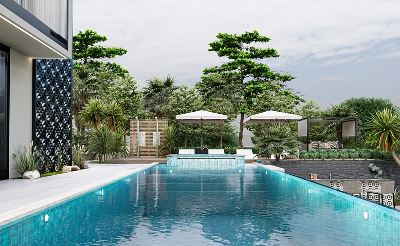 Новый проект виллы в районе Каргыджак