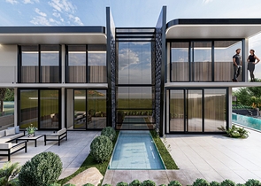 Новый проект виллы в районе Каргыджак