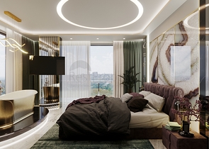 Новый проект виллы в районе Каргыджак