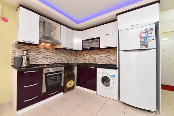 Меблированная квартира планировки 1+1 в районе Махмутлар