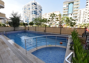 Меблированная квартира планировки 1+1 в районе Махмутлар