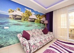 Меблированная квартира планировки 1+1 в районе Махмутлар