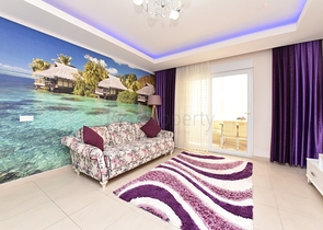 Меблированная квартира планировки 1+1 в районе Махмутлар