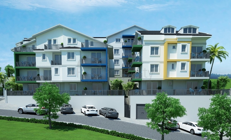 Двухкомнатная квартира в районе Ташияка Фетхие