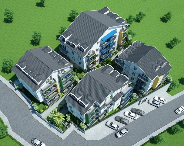 Двухкомнатная квартира в районе Ташияка Фетхие