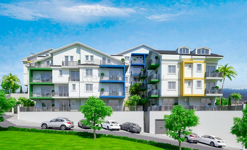 Двухкомнатная квартира в районе Ташияка Фетхие