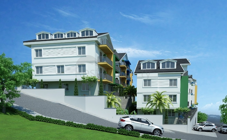 Двухкомнатная квартира в районе Ташияка Фетхие