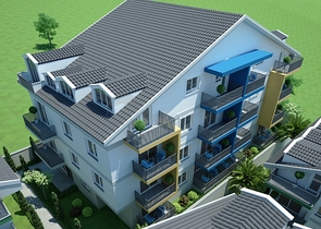 Двухкомнатная квартира в районе Ташияка Фетхие