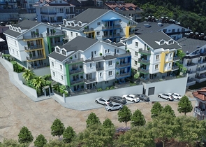 Двухкомнатная квартира в районе Ташияка Фетхие