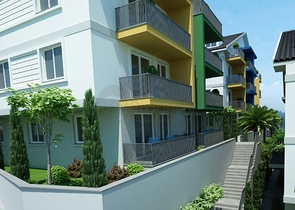 Двухкомнатная квартира в районе Ташияка Фетхие