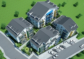 Двухкомнатная квартира в районе Ташияка Фетхие