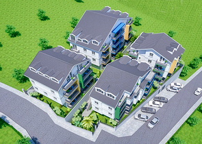 Двухкомнатная квартира в районе Ташияка Фетхие