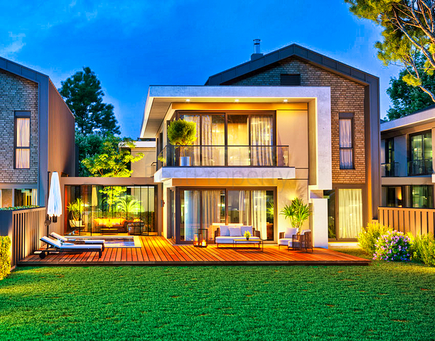 Инвестиционный проект вилл 7+1 в районе Дошемеальты Анталья