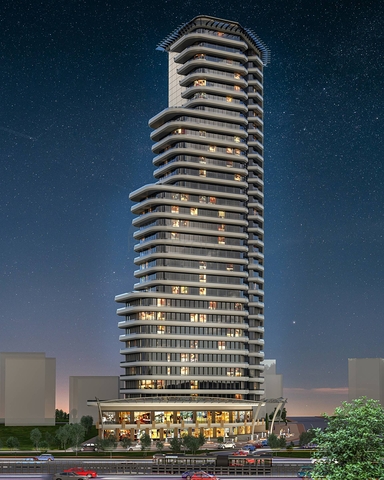 Готовый жилой комплекс расположенный вдоль главного магистраля Е5