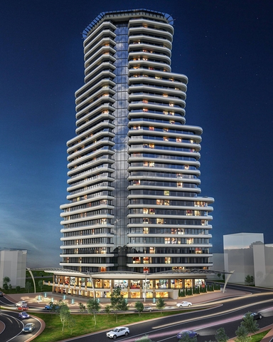 Готовый жилой комплекс расположенный вдоль главного магистраля Е5