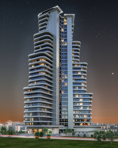 Готовый жилой комплекс расположенный вдоль главного магистраля Е5