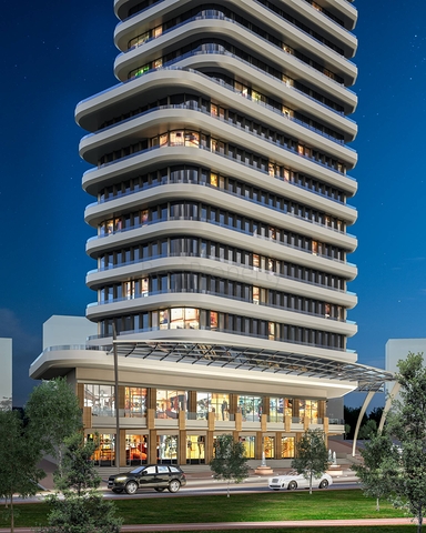 Готовый жилой комплекс расположенный вдоль главного магистраля Е5