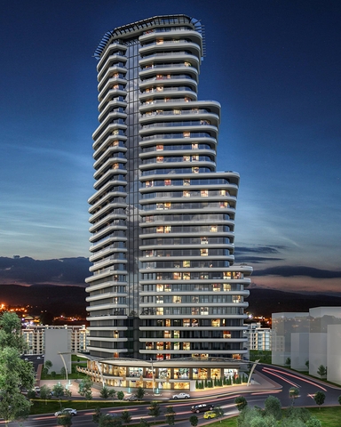 Готовый жилой комплекс расположенный вдоль главного магистраля Е5