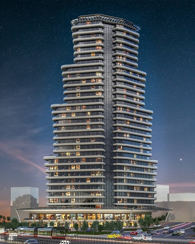 Готовый жилой комплекс расположенный вдоль главного магистраля Е5