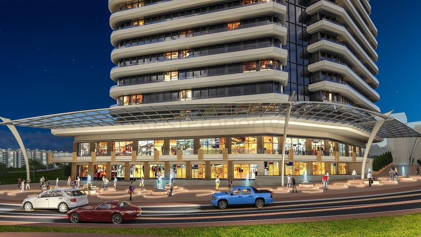 Готовый жилой комплекс расположенный вдоль главного магистраля Е5