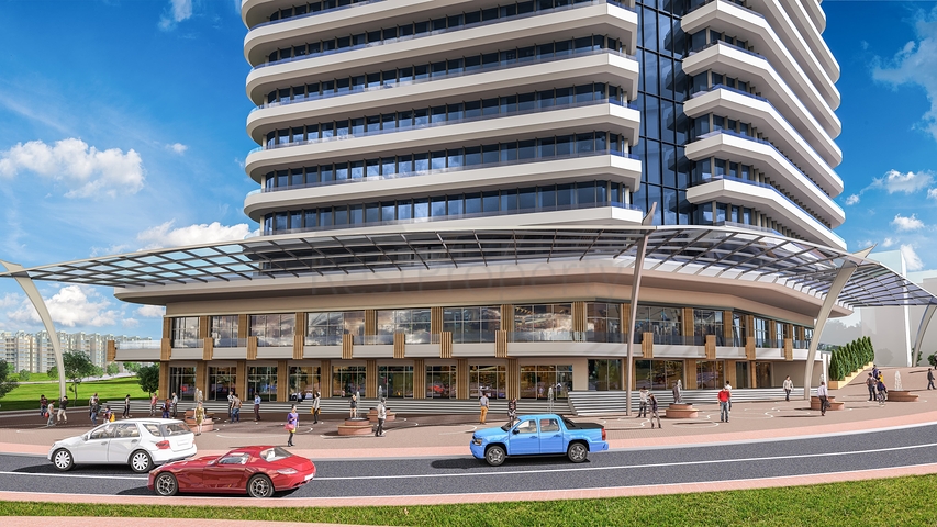 Готовый жилой комплекс расположенный вдоль главного магистраля Е5