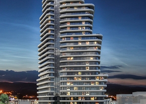 Готовый жилой комплекс расположенный вдоль главного магистраля Е5