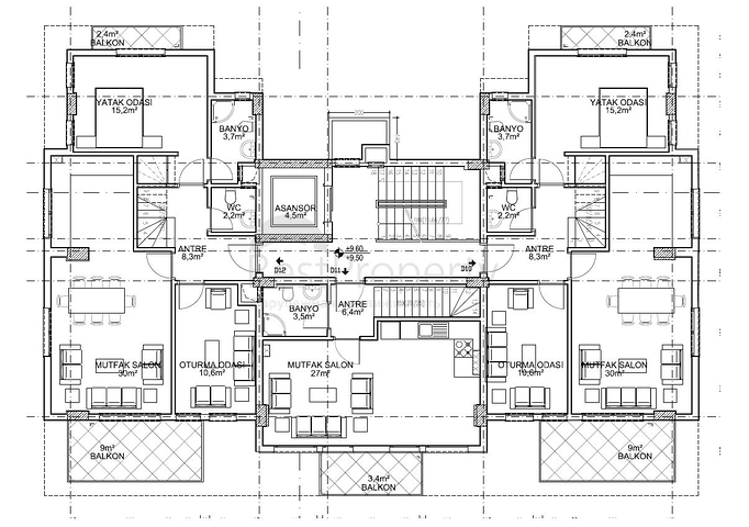 Квартиры в новом комплексе в Газипаше