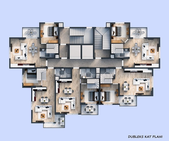 Новый жилой комплекс в районе Авсаллар