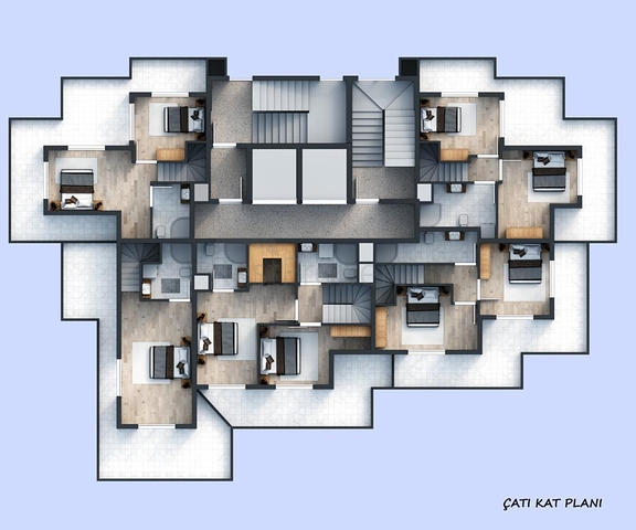Новый жилой комплекс в районе Авсаллар