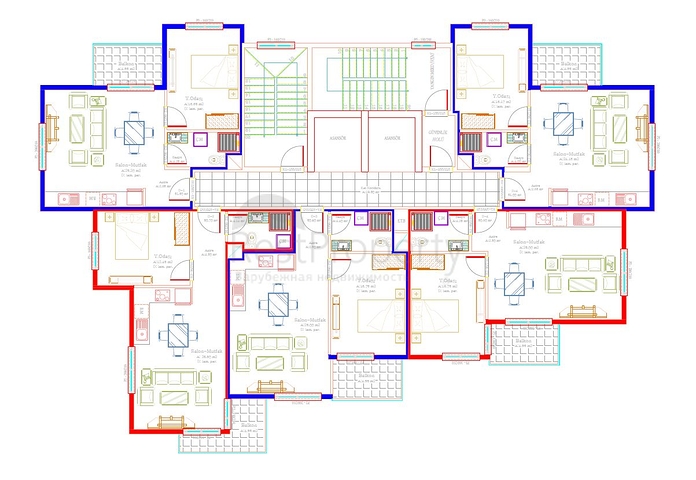 Новый жилой комплекс в районе Авсаллар