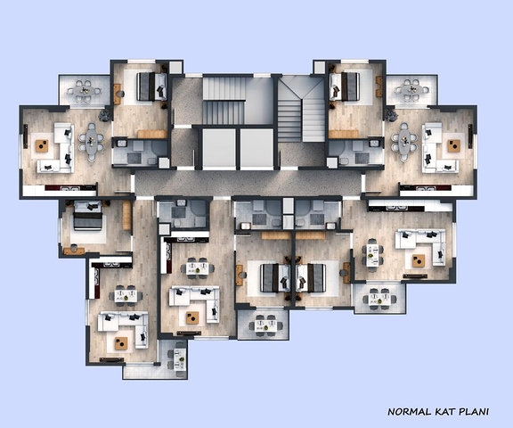 Новый жилой комплекс в районе Авсаллар