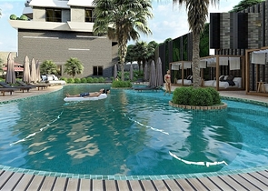 Новый жилой комплекс в районе Авсаллар