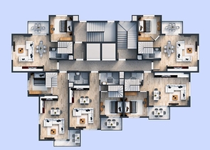 Новый жилой комплекс в районе Авсаллар