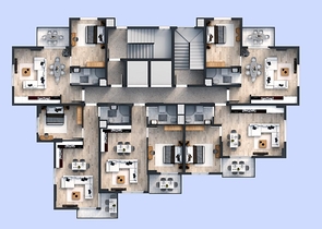 Новый жилой комплекс в районе Авсаллар