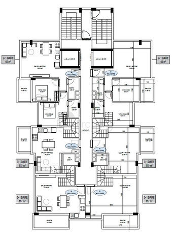 Новый жилой комплекс в районе Авсаллар