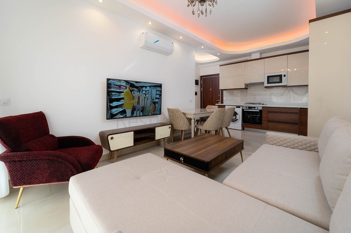 Двухкомнатная квартира с мебелью