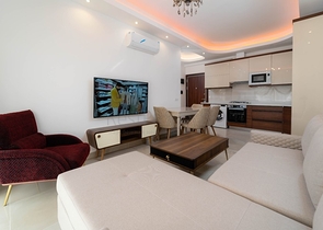 Двухкомнатная квартира с мебелью