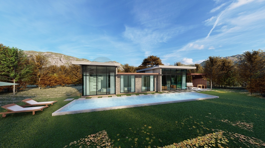 Комфортный проект в тихом месте Ялыкавака!