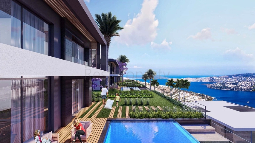 Строится элитные виллы на бухте Гюндоган!