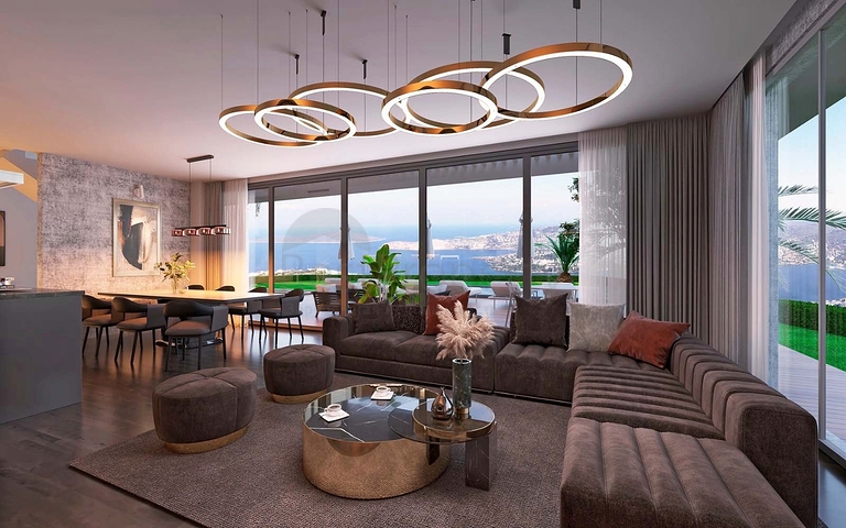 Строится элитные виллы на бухте Гюндоган!