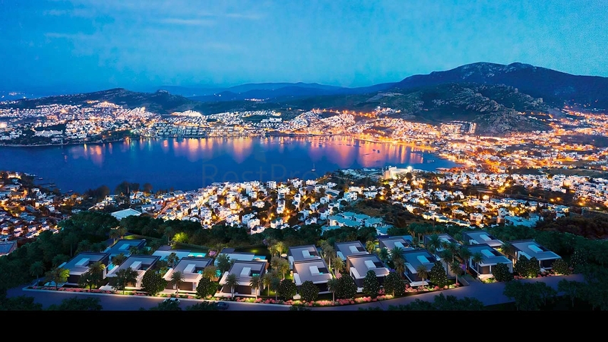 Строится элитные виллы на бухте Гюндоган!