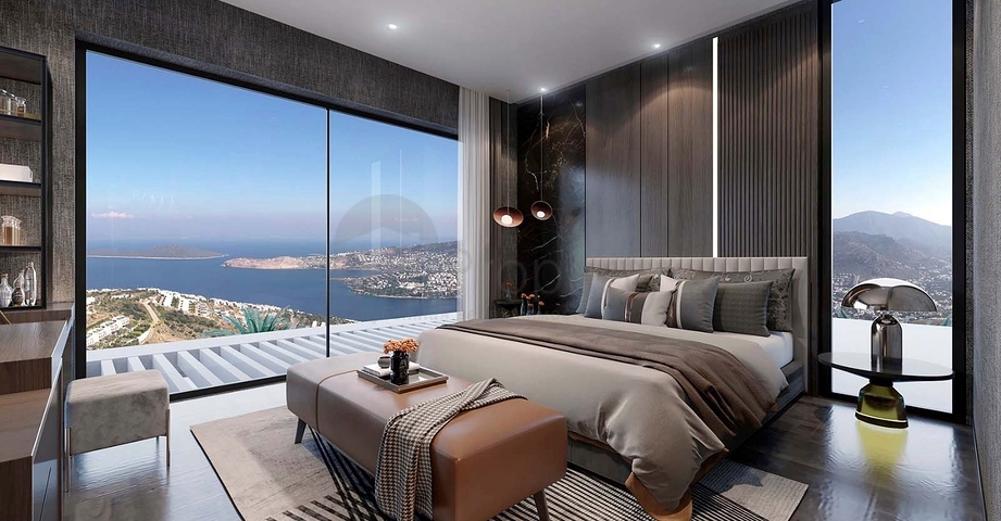 Строится элитные виллы на бухте Гюндоган!