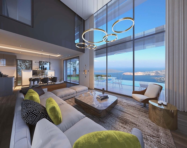 Строится элитные виллы на бухте Гюндоган!