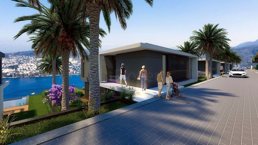 Строится элитные виллы на бухте Гюндоган!