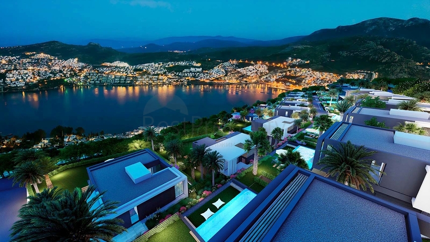 Строится элитные виллы на бухте Гюндоган!